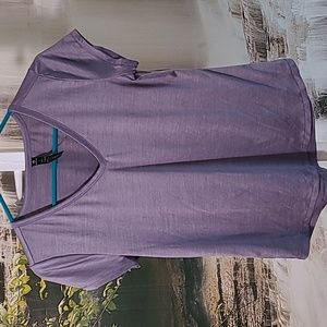 90 Degree Womens Small Lilac purple athletic work out stretch fitness shirt